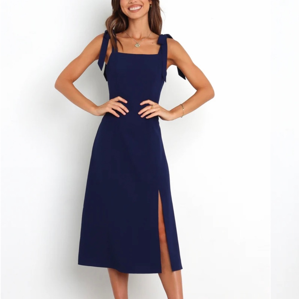 Navy Blue Wedding Guest/Special Event Dress